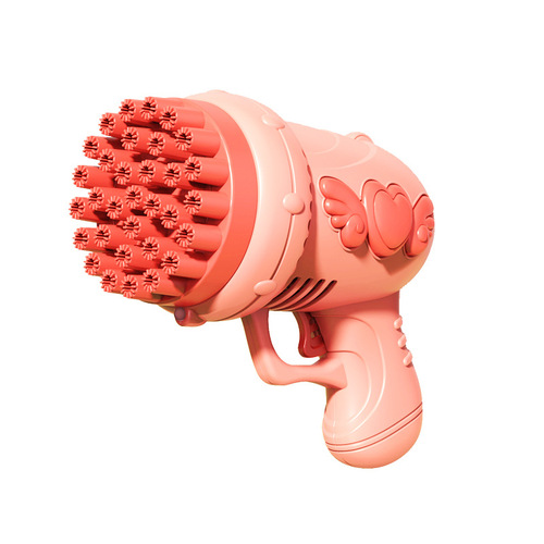 23-hole angel bubble gun Internet celebrity children's toy night market glowing Gatling backpack bubble machine street stall wholesale