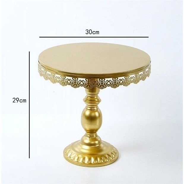 Bandeja de bandeja rectangular con borde de encaje, bandeja de pastel de estilo europeo de metal, plato cuadrado, plato de pastelería, plato de exhibición de bocadillos, plato de galletas