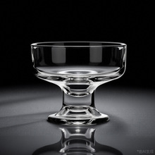 晶鑫餐具高端位上水果碟高脚冰淇淋甜品杯鸡尾酒杯玻璃商用高级感