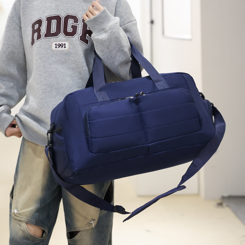 Bolsa de Viaje Multifuncional para Mujer de Nylon, Transpirable, Ultraligero, Separación Seca y Húmeda, para Viajes de Ocio