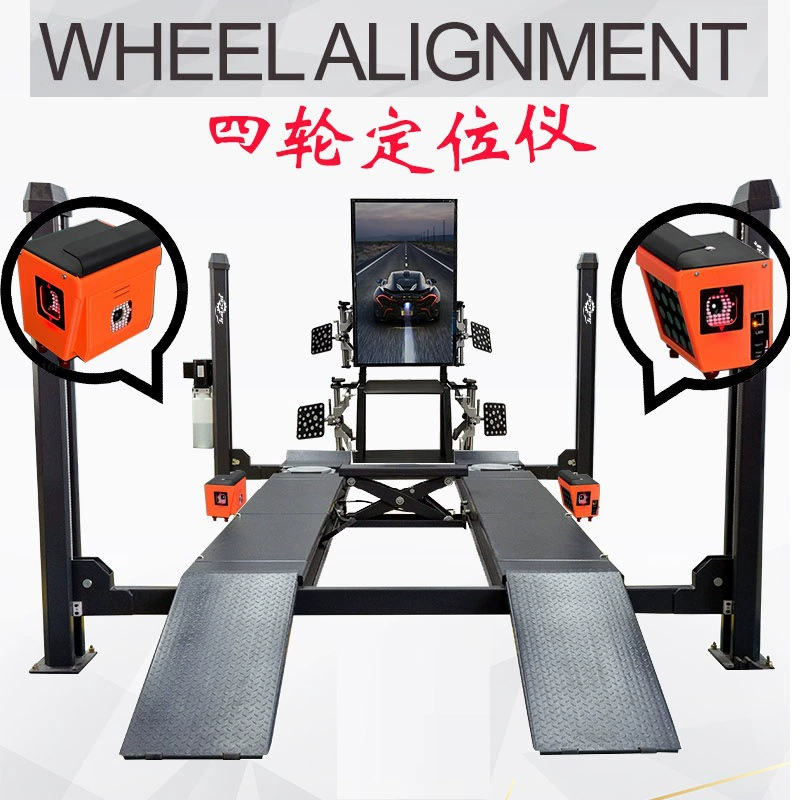 Высококачественный 3D-станок для регулировки развал-схождения Fushida War Eagle открытого типа без поперечной балки