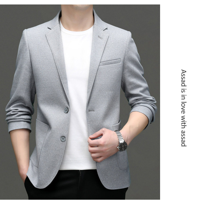 Áo vest nam dáng ôm phối len mỏng chống nhăn kiểu Hàn — Vàng ngỗng, Xám trung tính chi tiết 12