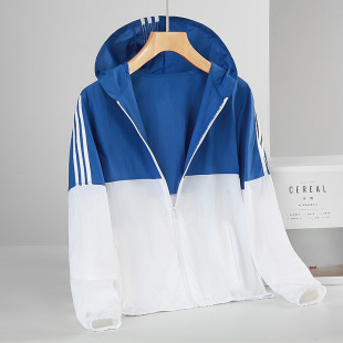 THOM BRIELLE Sun Protection Clothing Summer Ice Silk Shirt Hooded Jacket Ultra-thin UV Protection Sun Protection Clothing Slim Fit