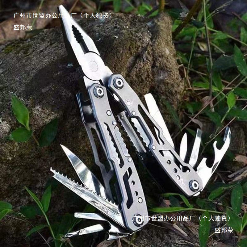 厂家多功能可折叠锤钳户外组合折叠小刀工具钳便携式钳子