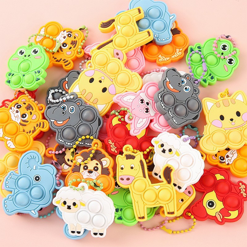 Animal Bubble Press-And-Play Stress-Relief Toy, Cute and Fun Press-And-Rebound Gadget, Office Stress-Relief and Healing Small Item