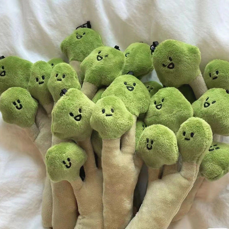 ネギとゴーヤの面白くてクリエイティブな個性的なペンダント、かわいいバッグ飾り、リアルなぬいぐるみ、バックパックキーホルダー|undefined
