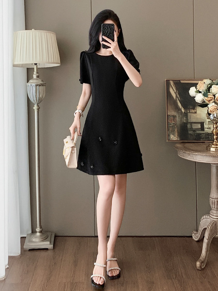 Summer black dress