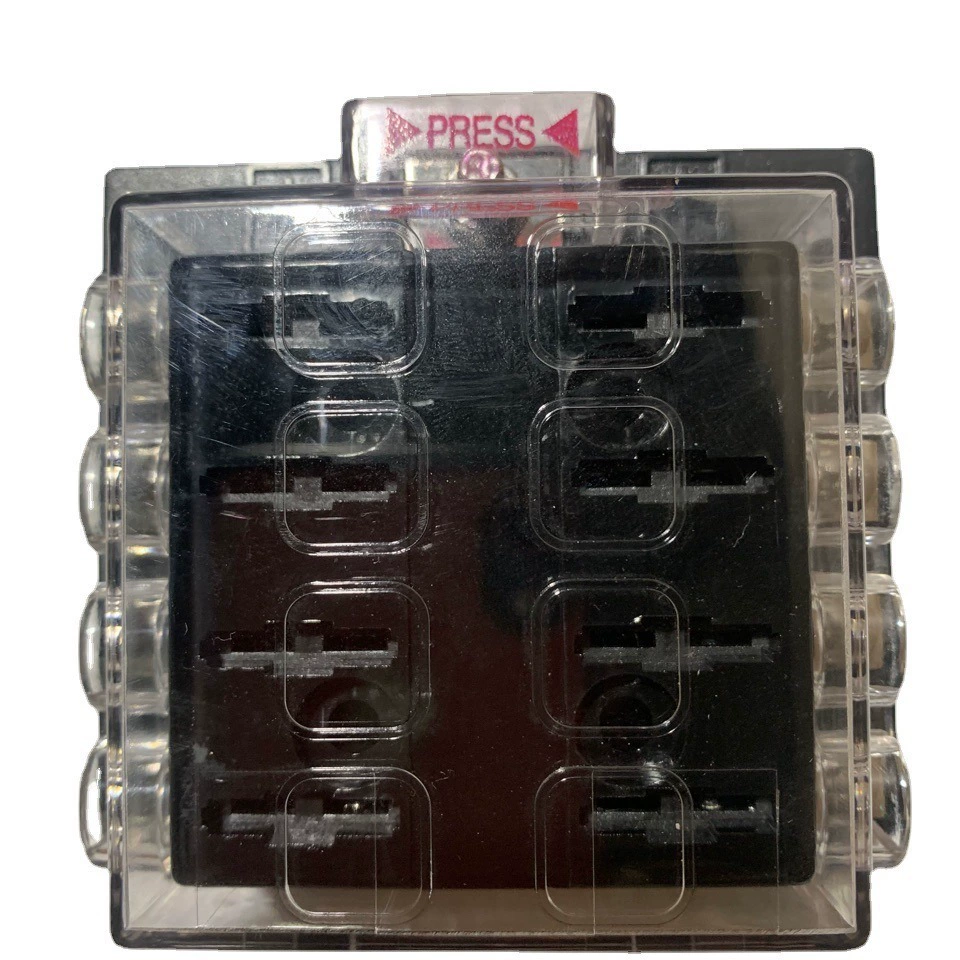 Держатель предохранителя блока предохранителей один на шесть, восемь на выход, десять на выход, двенадцать на выход