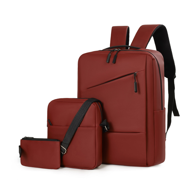 Nueva moda mochila de negocios para hombres gran capacidad bolsa de computadora portátil casual bolsa de almacenamiento expandible mochila image 6