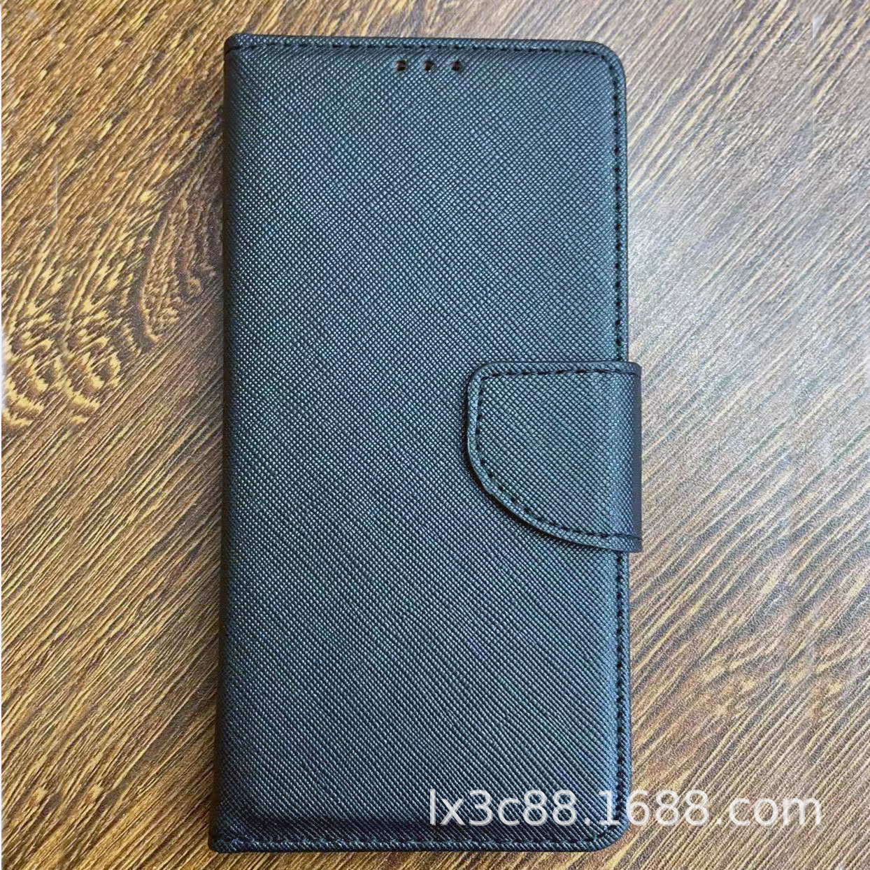 密线纹万能皮套通用手机壳保护套 带吸扣车缝线 左右翻盖支架皮套