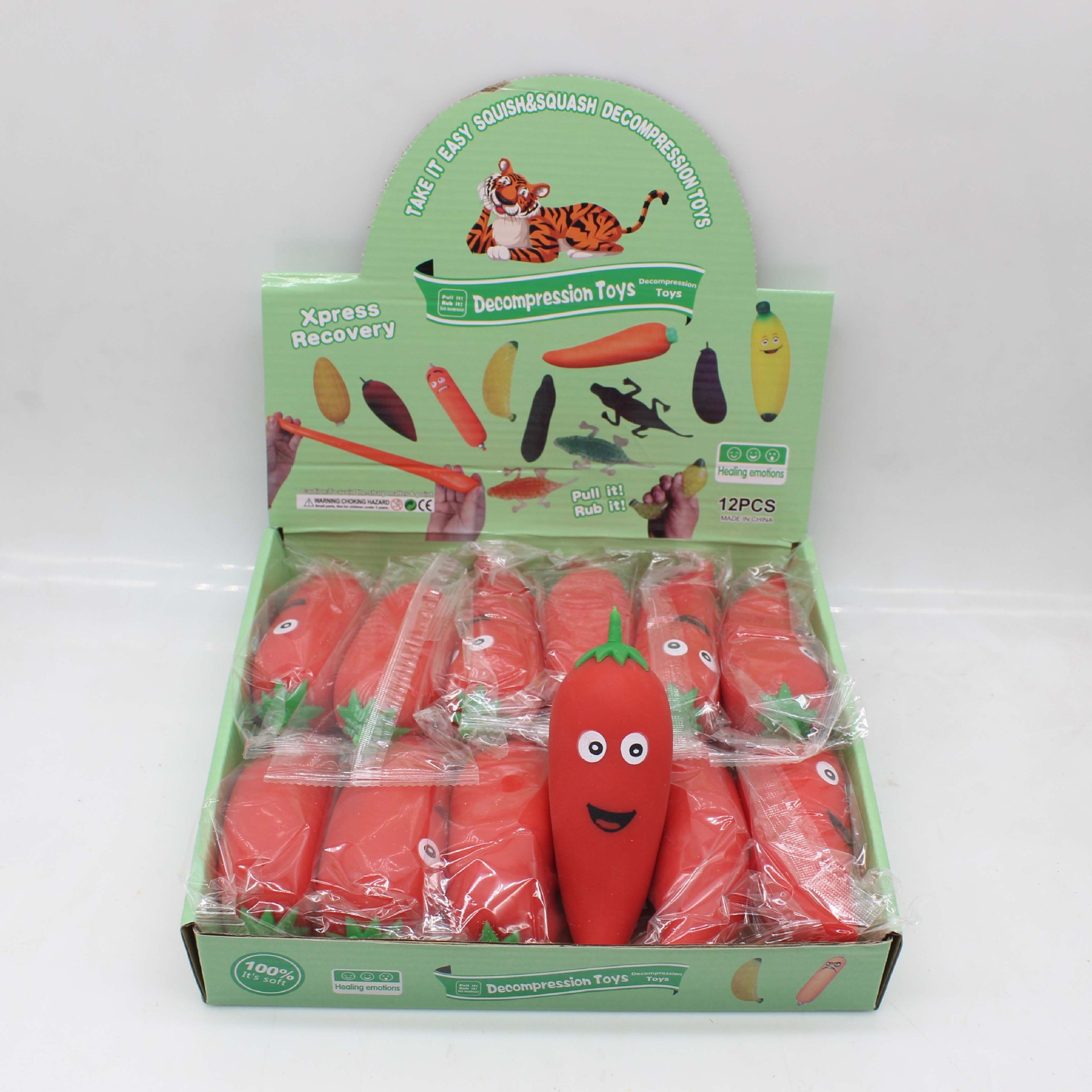 Fidget Toys Squishy Toy Vegetable Plastic Cartoon Style Artistic Toys display picture 4