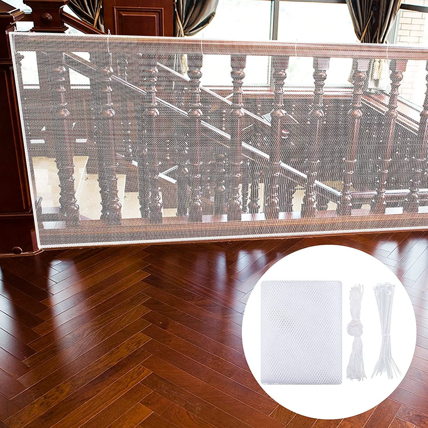 2.3m очень толстая защитная сетка для лестниц, защитная сетка для балкона, защитная сетка для детской лестницы, сетка от кошек, защита от падения