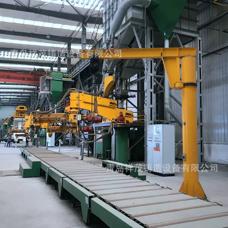 树脂砂处理线 80T混砂机设备 呋喃树脂 砂铸造生产设备 再生系统