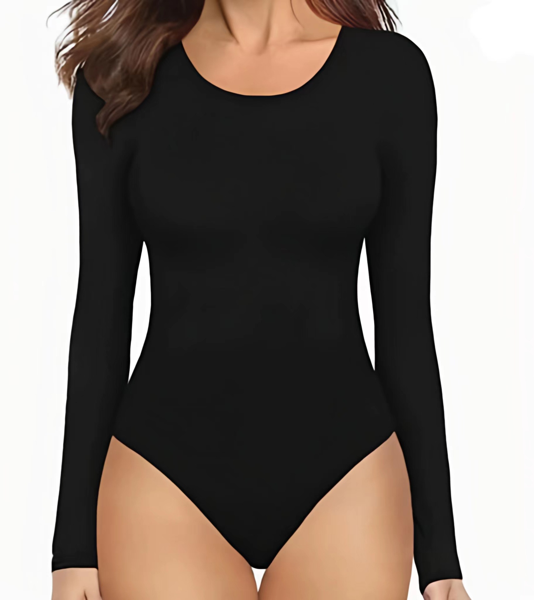 318g Weight Long Sleeve Sleeve Length Shorts Pants Length Acetate Fiber Fabric Type Mid Waist Waist Line Rompers Pants Type Stretchy Elasticity Bodysuits Tops Type Holiday, Daily Occasion Skinny Fit Type Solid Color Pattern Summer, Spring Season Women's Gender Streetwear Style Wholesale Women's Streetwear Solid Color Long Sleeve Bodysuits 2