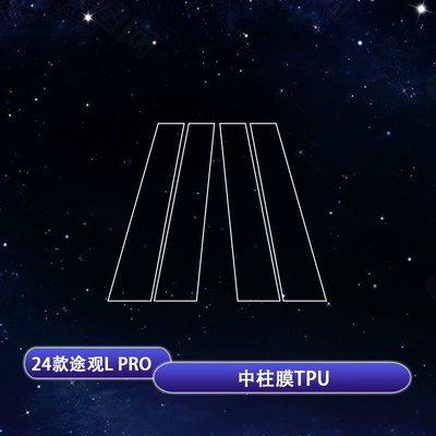 Lpro Center Console Screen Protector, Car interior film - 24-tiguan-lpro-center-pillar-film-tpu