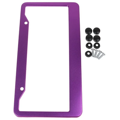 License Plate Frame, License plate holder/license plate holder - purple