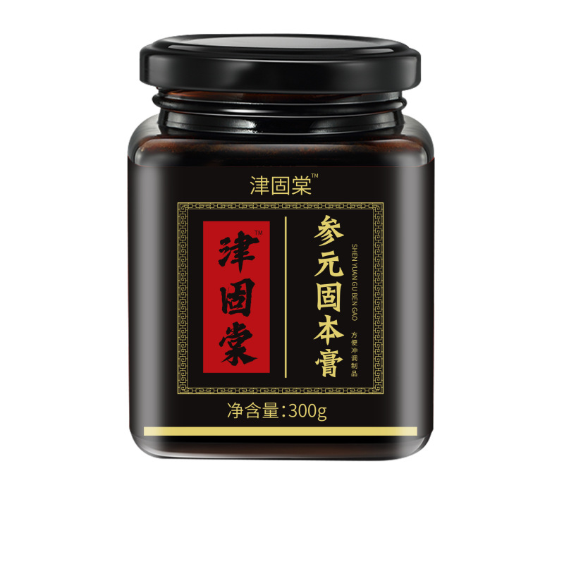 ジンガタンセンユアン グベン クリーム 300g 黒ボトルは厳選された原料で作られています。|undefined