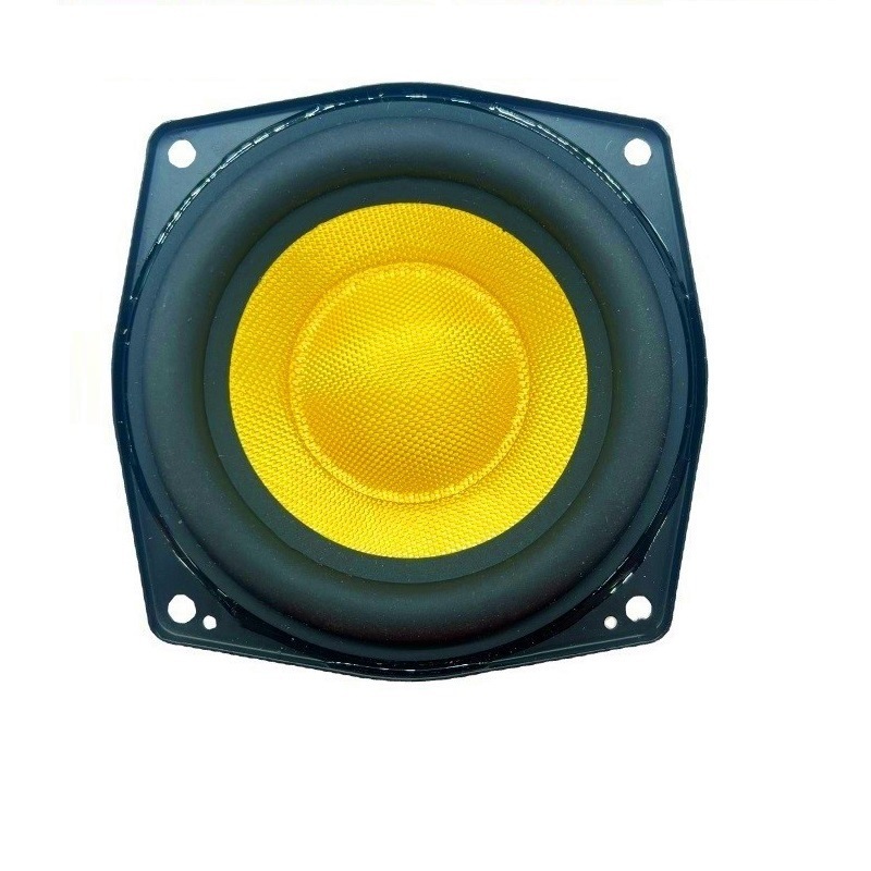 新しい 4inch グラスファイバーフルレンジ 4 オーム Ω60 ワット Ares 2 低音重低音高忠実度スピーカーゴールデンレジェンド|undefined