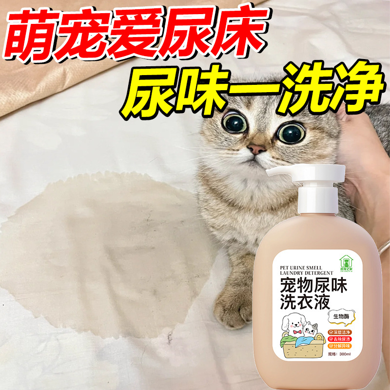애완동물 소변 냄새 제거 세탁세제, 생물학적 효소로 고양이 소변 제거 세탁세제, 활성효소 세제, 애완동물 의류 세제