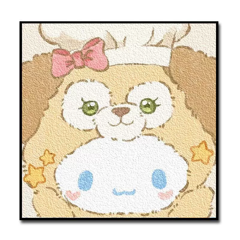Cartoon materials set, drawing paper, DIY