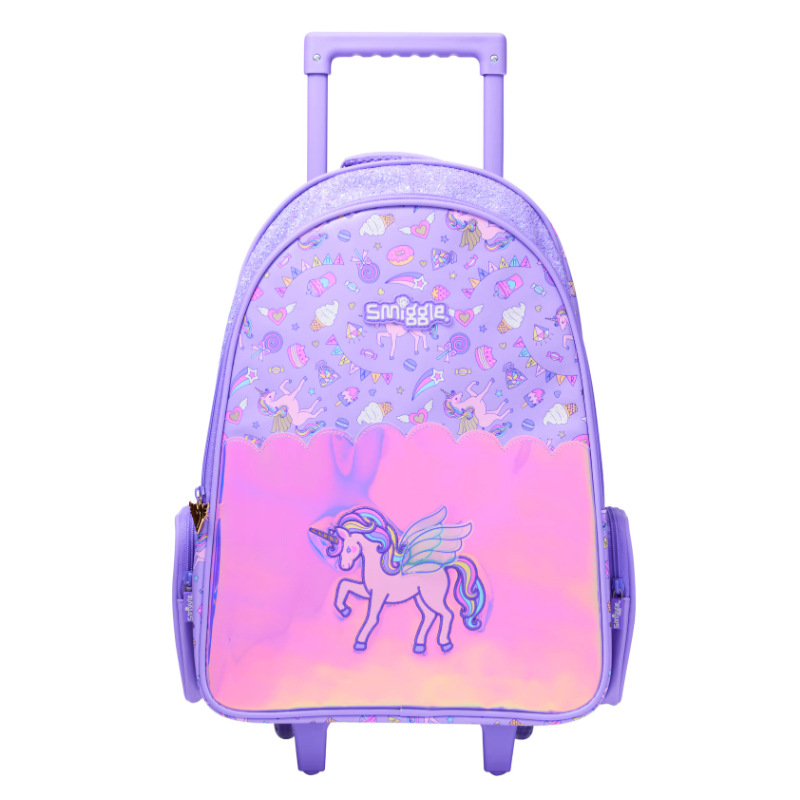 Mochila escolar australiana smigle trolley Mochila para estudiantes de primaria y secundaria Mochila de remolcador de gran capacidad Bolsa de almacenamiento para estudiantes