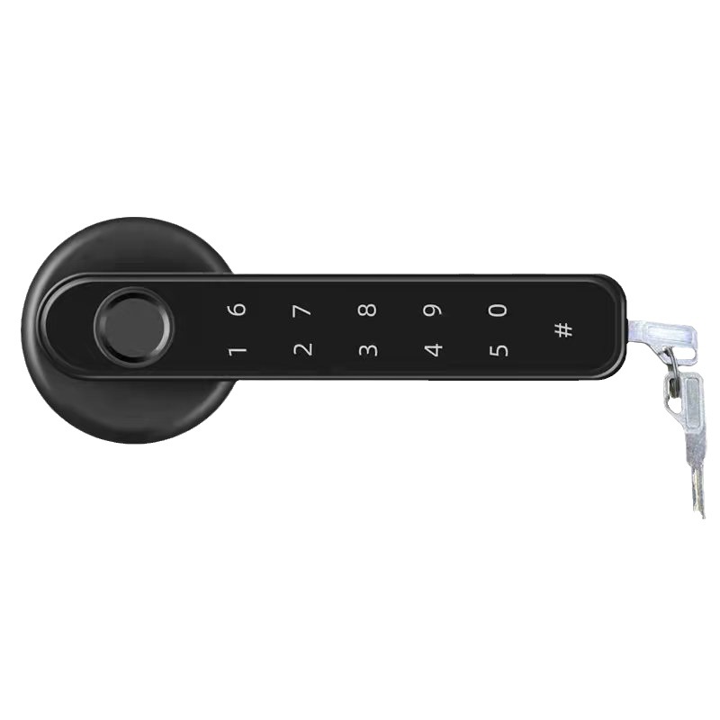 Antiguo graffiti Bluetooth cerradura de la huella digital teléfono móvil desbloqueo sala interior Oficina vidrio contraseña cerradura de la puerta cerradura inteligente