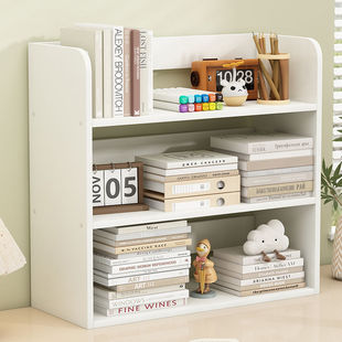 Simple Desktop Bookshelf Dormitory Storage Shelf Desk Simple Storage Rack Office Desk Multi-Layer Small Cabinet Student