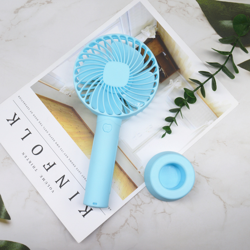 Ventilador de mano silencioso pequeño portátil transfronterizo USB de escritorio ventilador eléctrico de carga mini ventilador pequeño