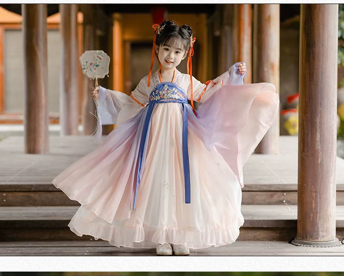 Hanfu, children's suit, dress, Chinese style, western style