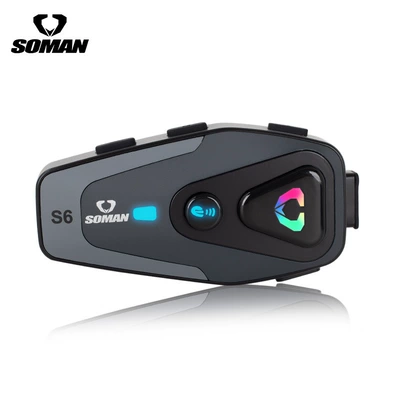 Intercom Bluetooth S6, Motorcycle Helmet Headset