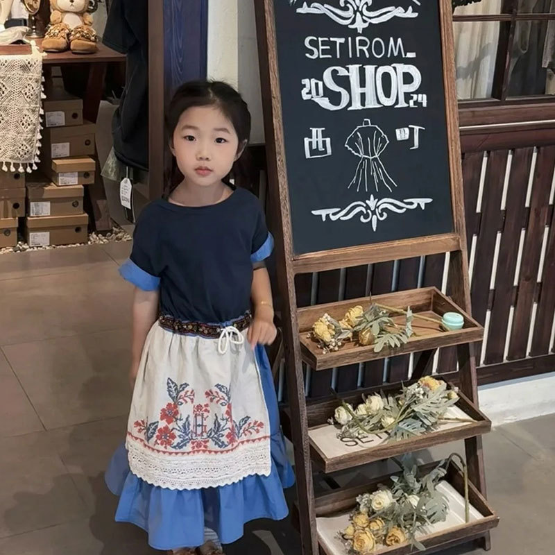 女童连衣裙儿童夏装2025新款独特漂亮高级裙子宝宝薄款超好看长裙|undefined