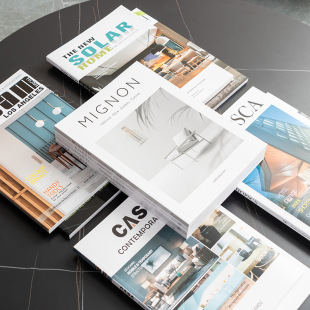 New Nordic Fashion Magazine Book Photography Props and Ornaments Model Room Sales Office Study Book Packaging