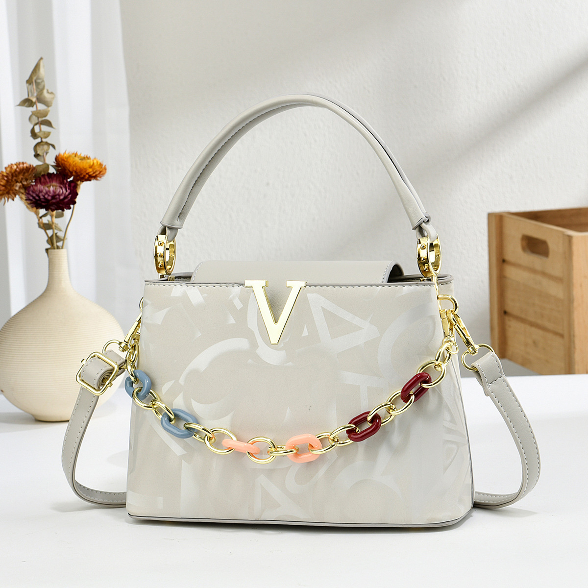 Diseño de moda bolso de mano de mujer universal bolso de viaje temperamento casual bolso de hombro de un solo hombro Handbag