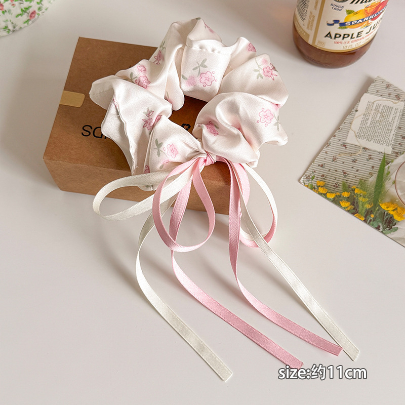 Correa coreana arco de mariposa intestino 2025 cabello anillo de cabello de cabello de cola de cabello de la niña decoración de invierno invierno decoración de invierno