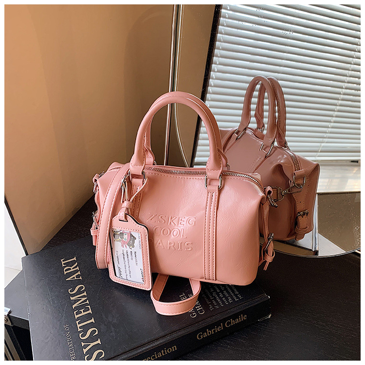 Korean version hand-held bowling bag for women 2025 new retro niche commuting pillow bag versatile single-shoulder crossbody bag undefined