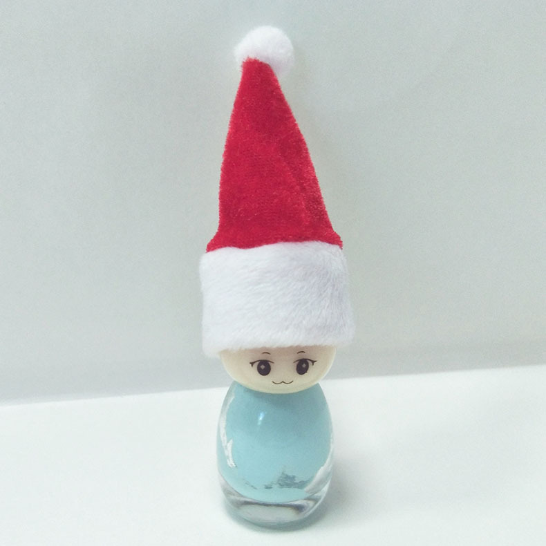 Transfronterizos pequeños bufandas de navidad decoración de botellas de vino de navidad cubierta de cuchillo y tenedor para decoración de navidad bufandas de navidad