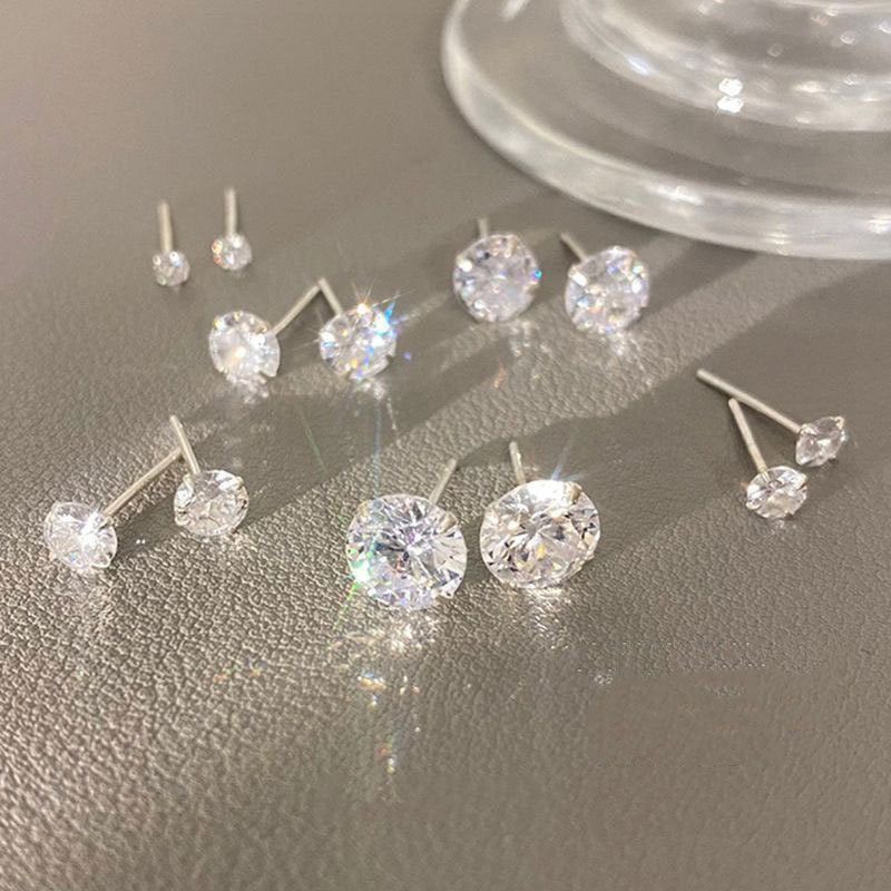 Hypoallergenic Sleep Stud Earrings In Titanium For Comfort_voghion.com