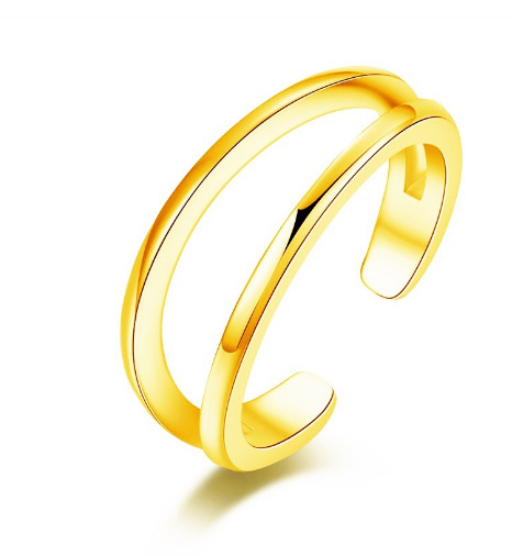 Toe Rings Classification S925 Sterling Silver Europe And America  Hot Toe Ring Fashion Popular Female Opening Foot Ring Factory Wholesale Ornament