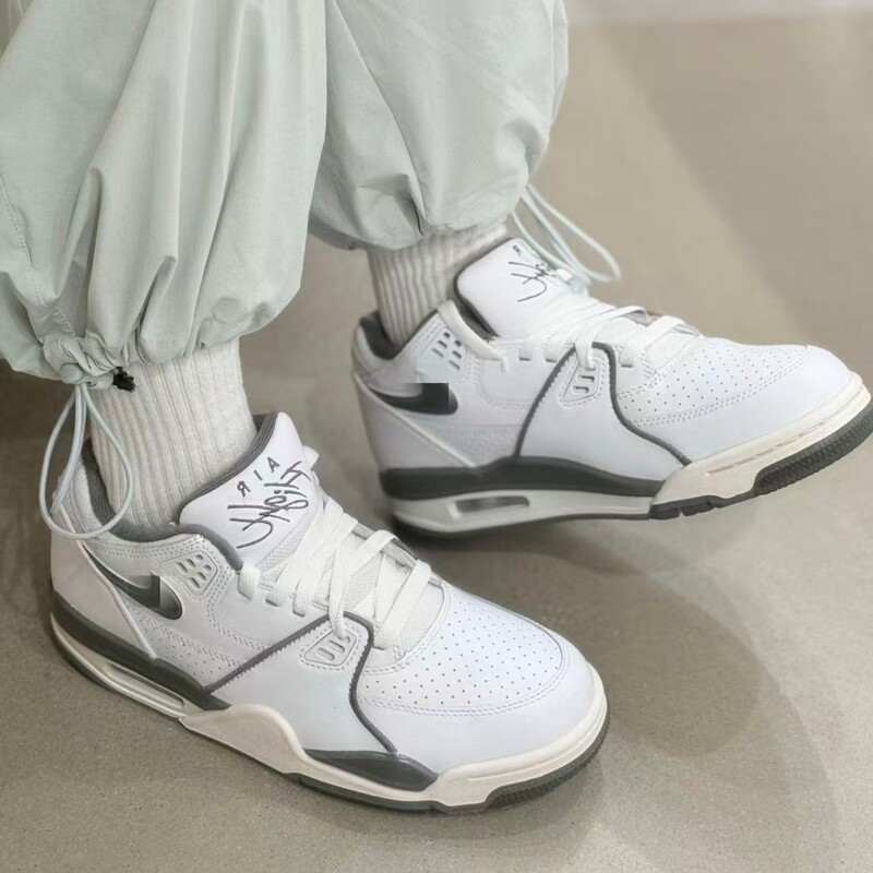 Putian Shoes Pure Original Shoes Air Flight 89 Mid-Top Retro Basketball Shoes for Men and Women Versatile Cushioning Sports Shoes