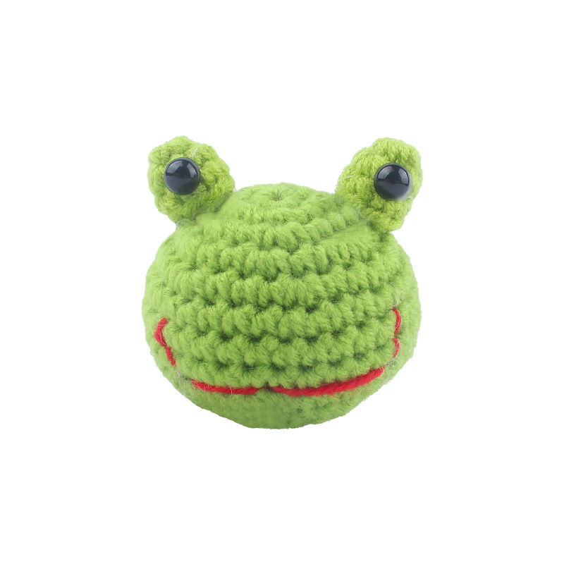 Nueva mano de ganchillo animal mordedor Super lindo animal cabeza los niños chupete cadena juguete Accesorios