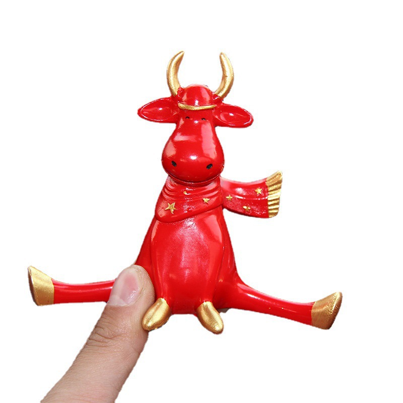 Decoraciones de automóviles de bendición de resina del año del terro mascota adornos interiores de automóviles lindos y creativos adornos de automóviles rosa