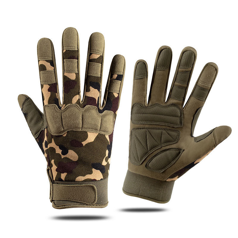 Guantes de montar a caballo ventiladores militares guantes tácticos dedo completo antideslizante resistente al desgaste guantes de medio dedo fuerzas especiales camuflaje fitness guantes de lucha