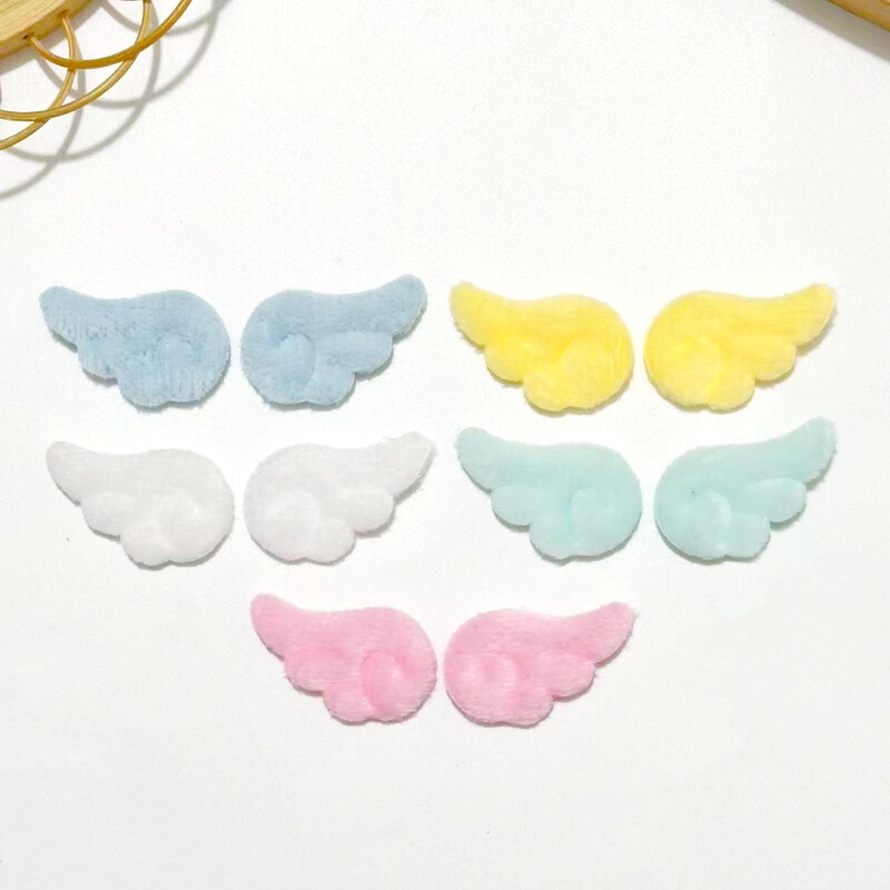 Mini 3cm Double-Sided Angel Wings DIY Accessories for Children's Clothing, Dolls, Shoes, and Socks Decoration