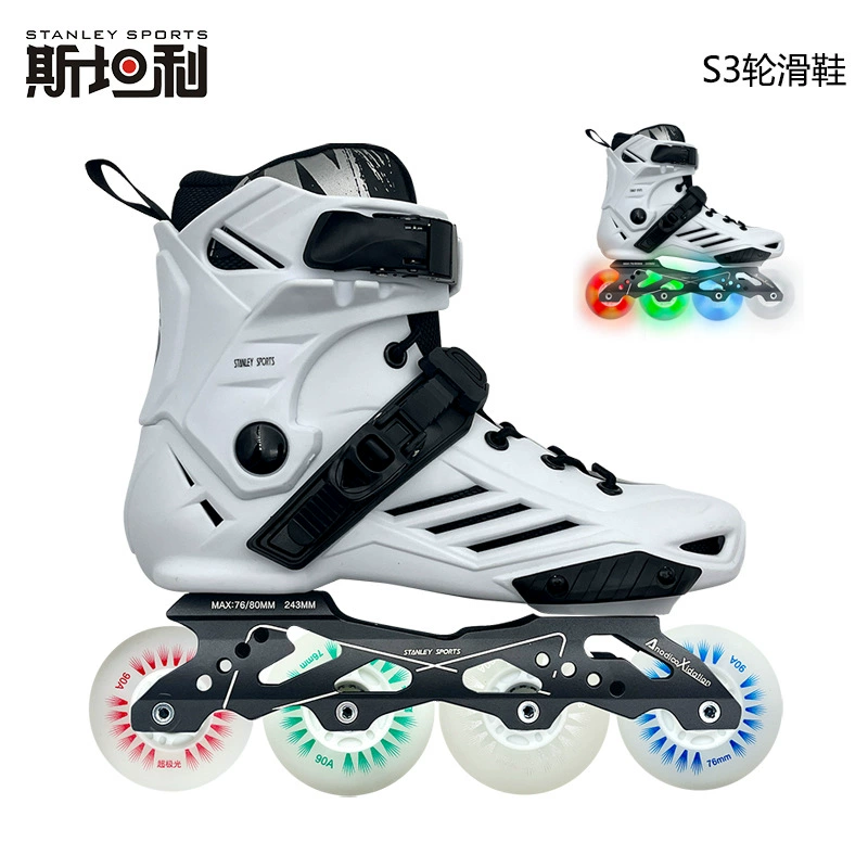 Flashing professional roller skates, for students