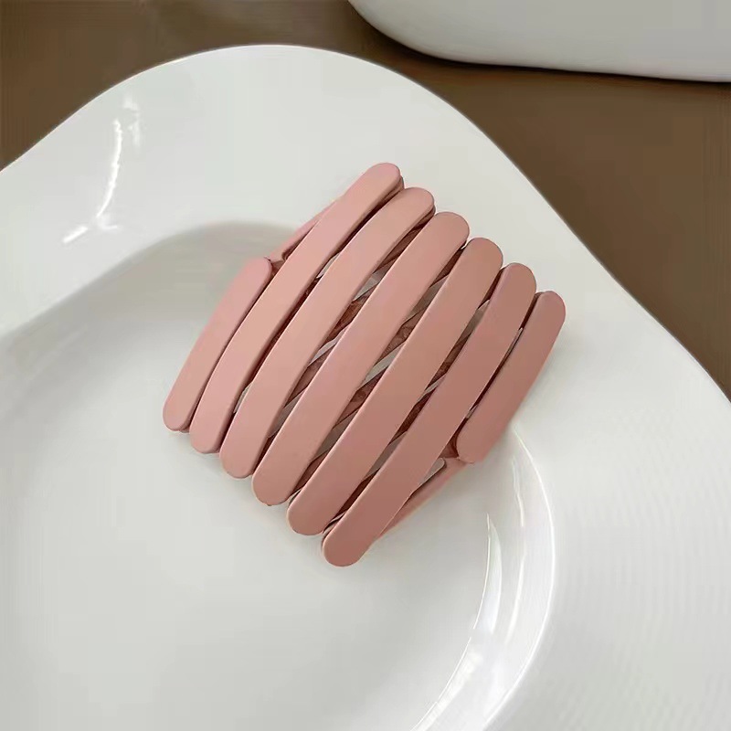 Viajes plegables telescópicos plegables banda de cabello mujer lavado cara con dientes antideslizante cabeza de cabello de mar tarjeta de cabello día de los niños