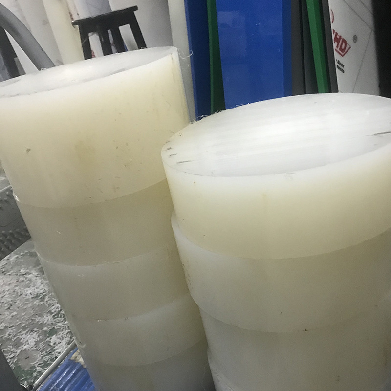 长条尼龙圆饼PA1010圆棒尼龙板耐磨PA6方块加纤PA6尼龙棒聚酰胺