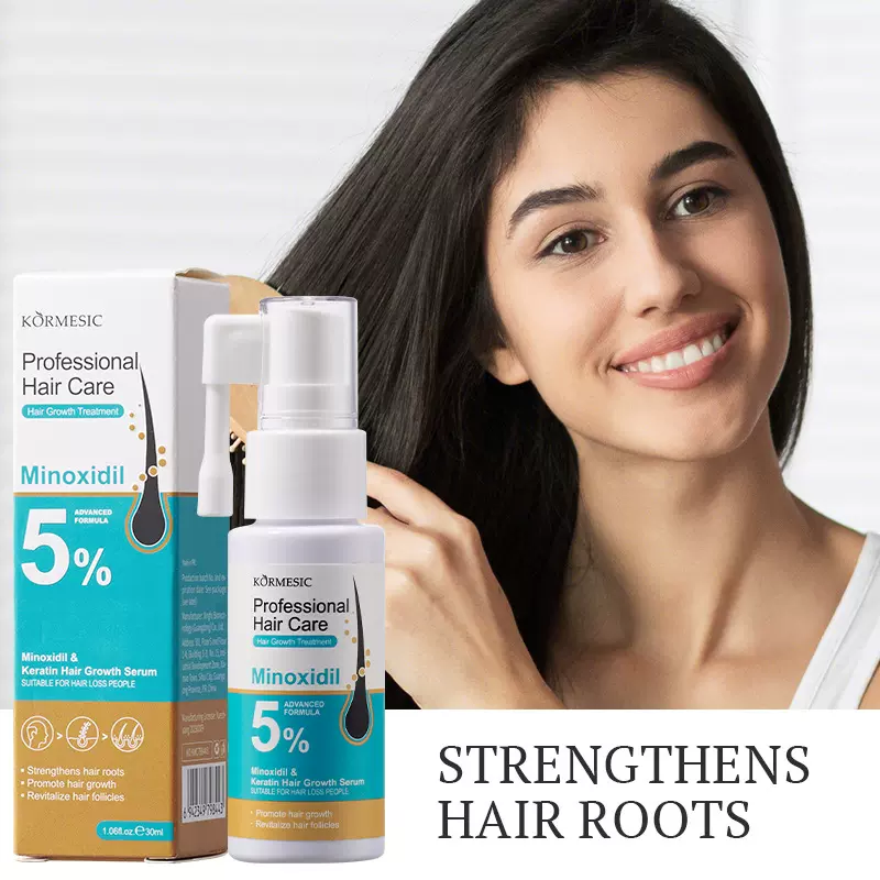 KORMESIC5%柔顺洗发水Hair growth serum护发跨境外贸厂家批发