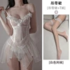 White+white net socks