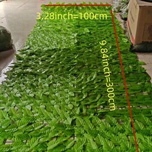 仿真篱笆 人造篱笆网仿真植物藤条装饰花园围栏护栏木制伸缩栅栏