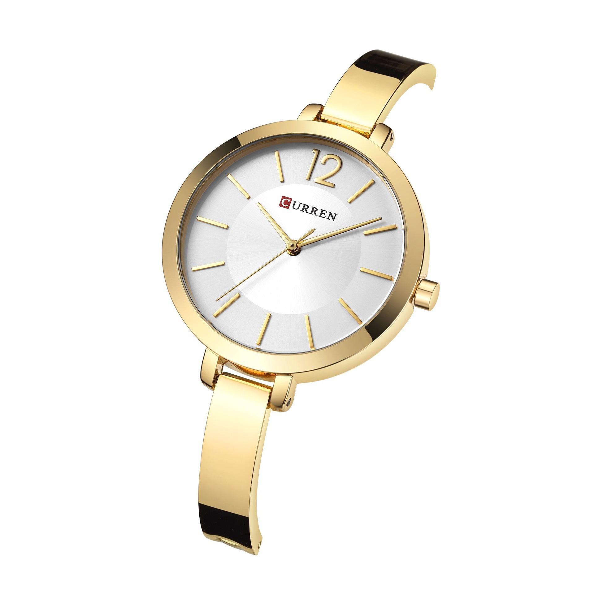 curren Karin Women's Watch 9012 Waterproof Quartz Watch Steel Band Women's Watch Korean Fashion Watch Bracelet